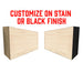 Custom Murphy WalBAR™ - Upload Your Photo -  Black and Stained Finish