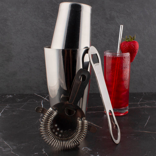 4 Piece Silver Glitter Set with V-Rod®
