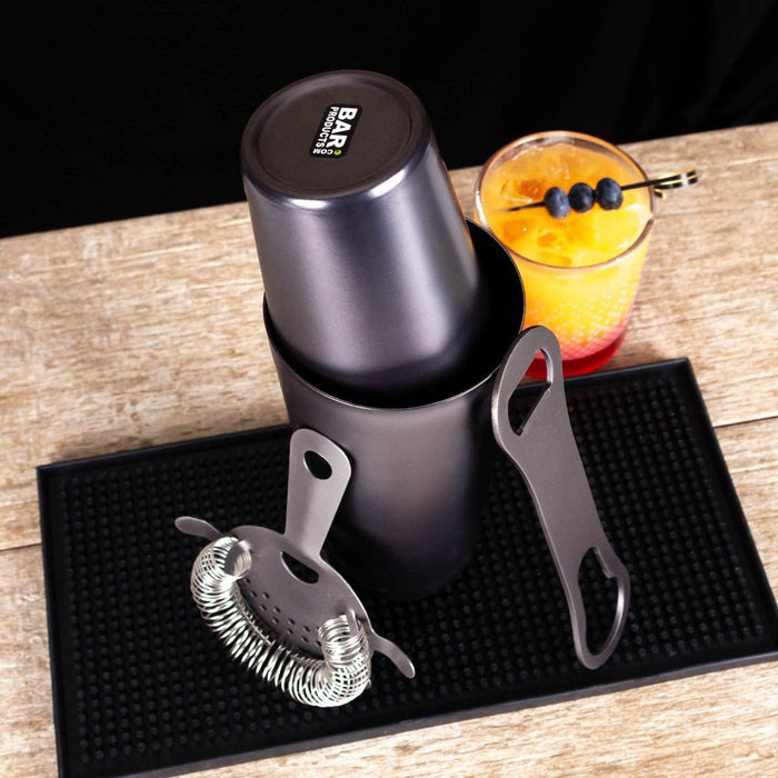 4 Piece Bar Set with V-rod® - Gunmetal