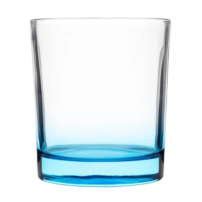 Custom BarConic® 10 oz. Light Blue Rocks Glass - 12 Count