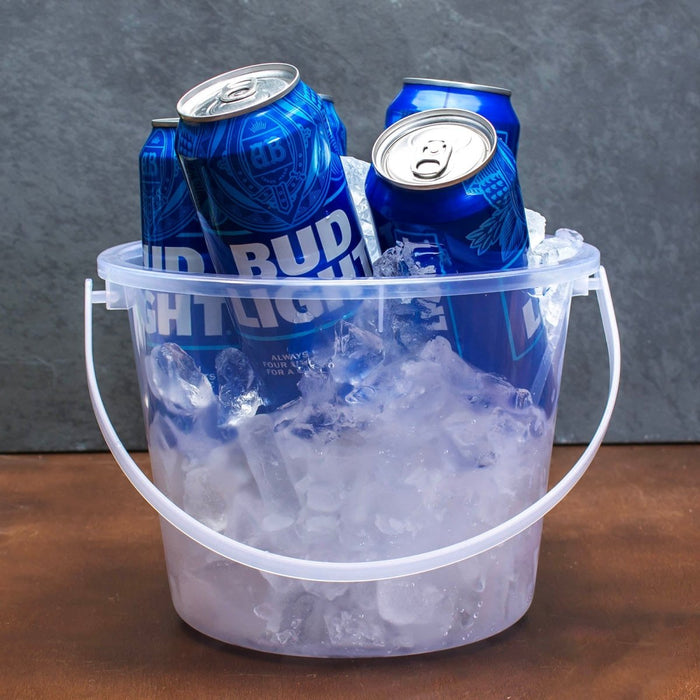 BarConic® 170oz Clear Plastic Beer Bucket w/handle