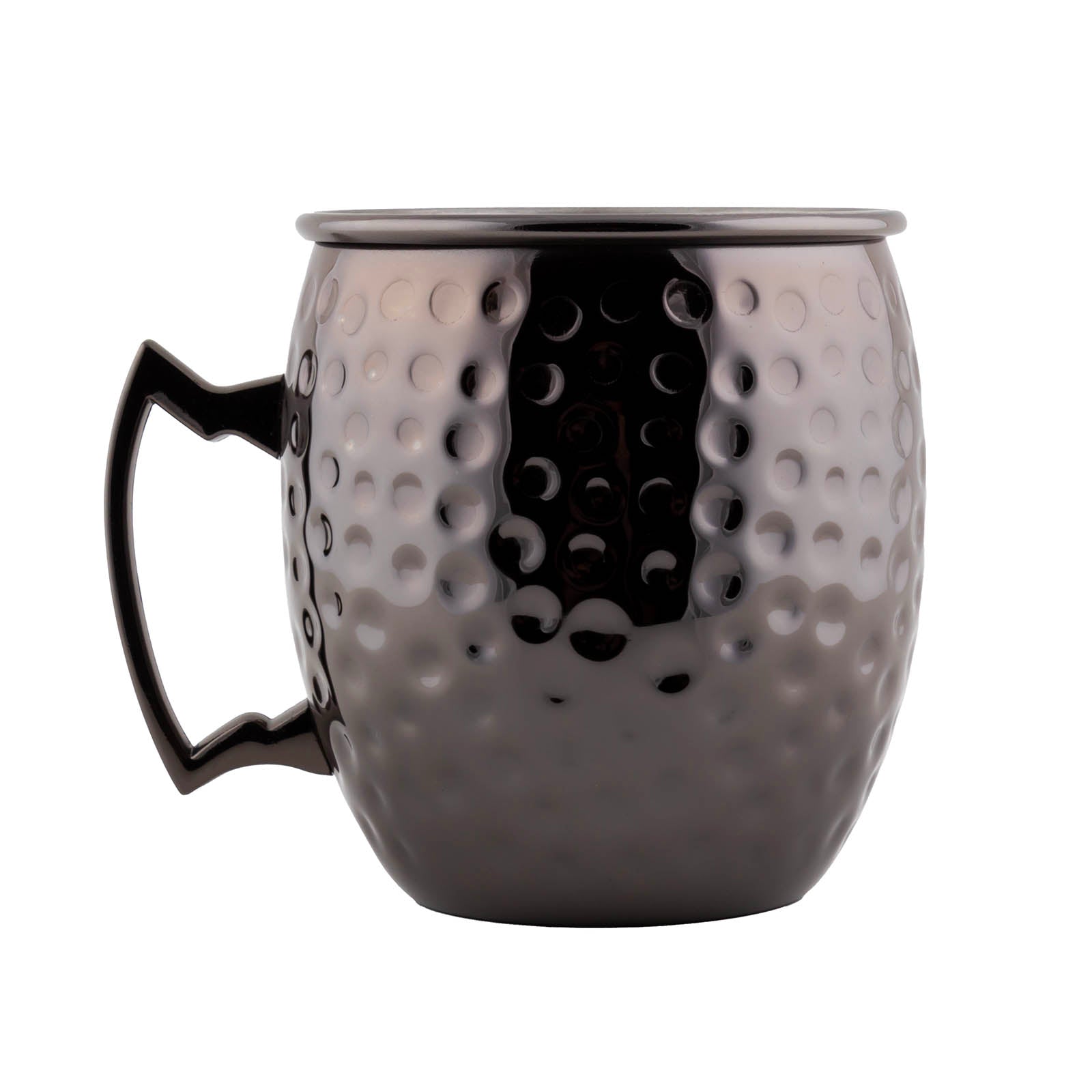 BarConic® Drinkware - Hammered Gun Metal Moscow Mule Mug - 18