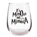 BarConic® Glassware - It's Mimosa Stemless Wine Glass