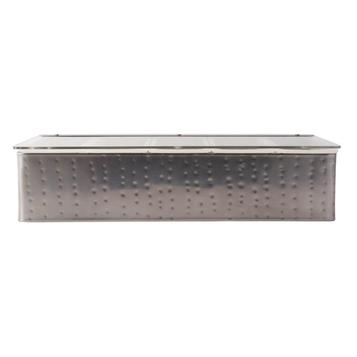BarConic® Hammered Stainless Steel Condiment Holder - 5 Pint