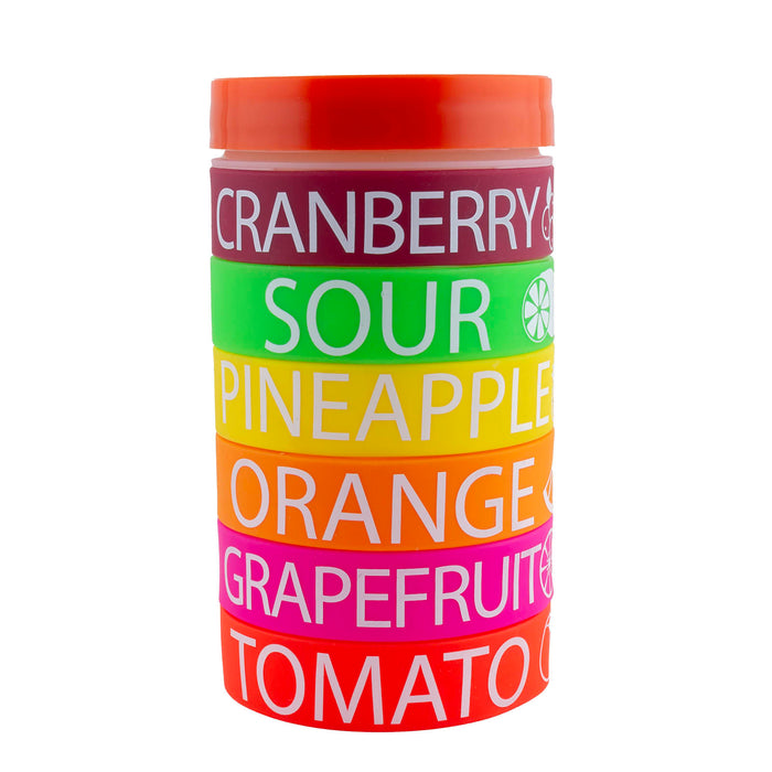 BarConic® Juice Container Bands - Pack of 6