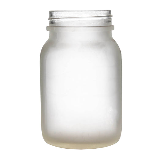 BarConic® Mason Jar Glass with No Handle - Frosted - 20 ounce - Case of 36