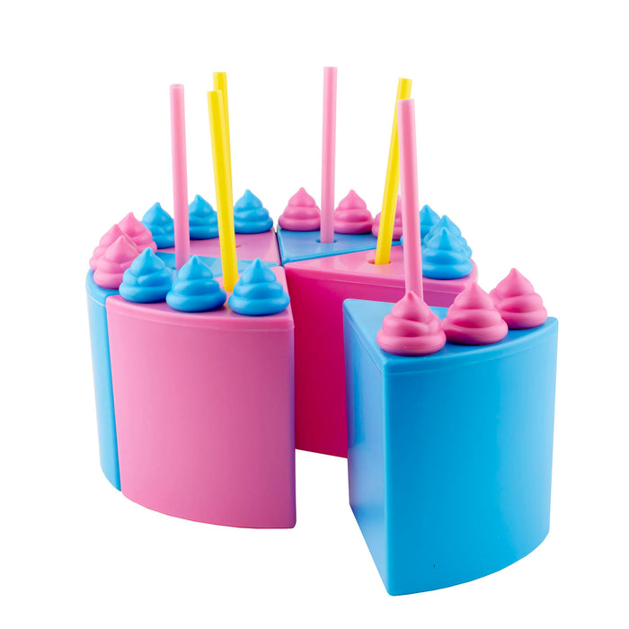 BarConic® Plastic Birthday Cake Sipper Set - 6 piece