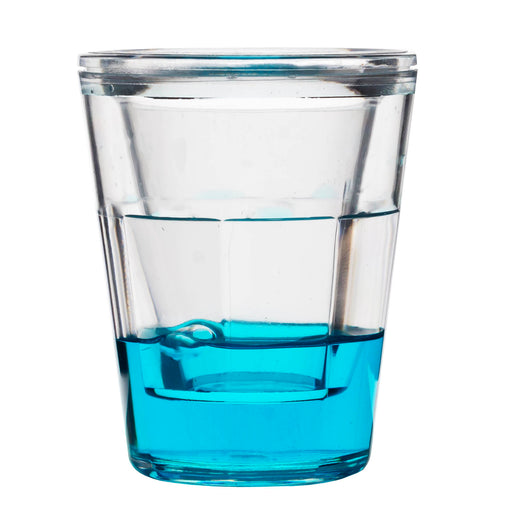 BarConic® 1.5 oz Plastic Shot Glass with Double Wall - Blue