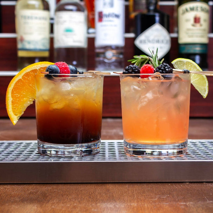 BarConic® Stainless Steel Drip Tray - Holes - 16" x 6"