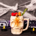 BarConic® Tiki Drinkware - Ceramic Skull Mug - 10 ounce