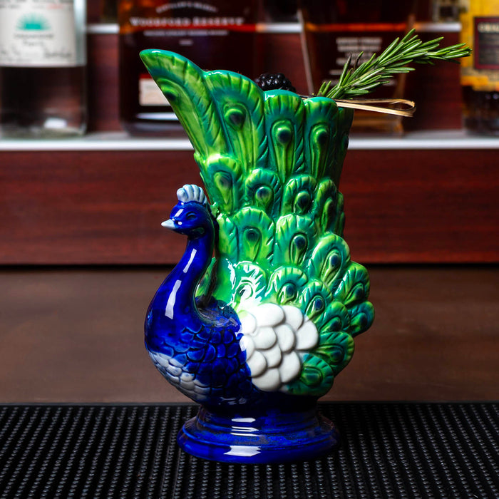 BarConic® Drinkware - Tiki Mug - Peacock - 18oz