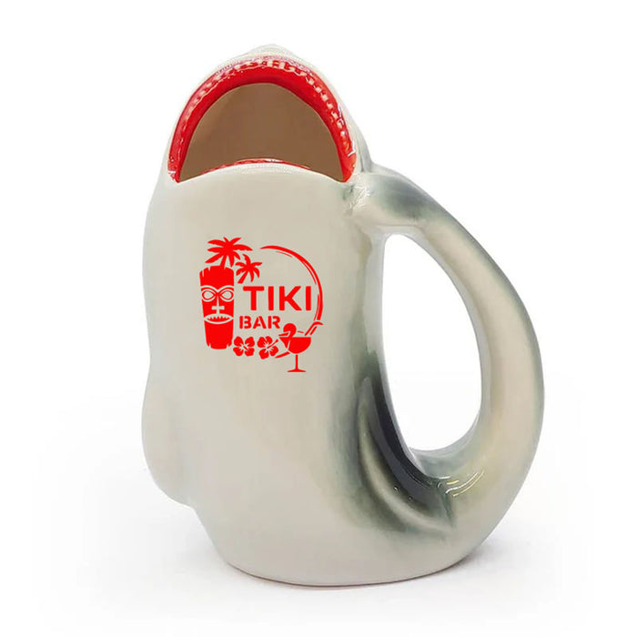 Mug with Tiki Bar design on a white background