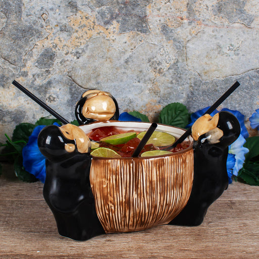 BarConic® Tiki Drinkware - Monkey Sharing Bowl
