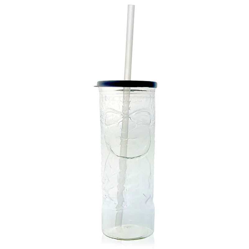 BarConic® Drinkware - Tiki Cup w/Lid & Straw - Color Options