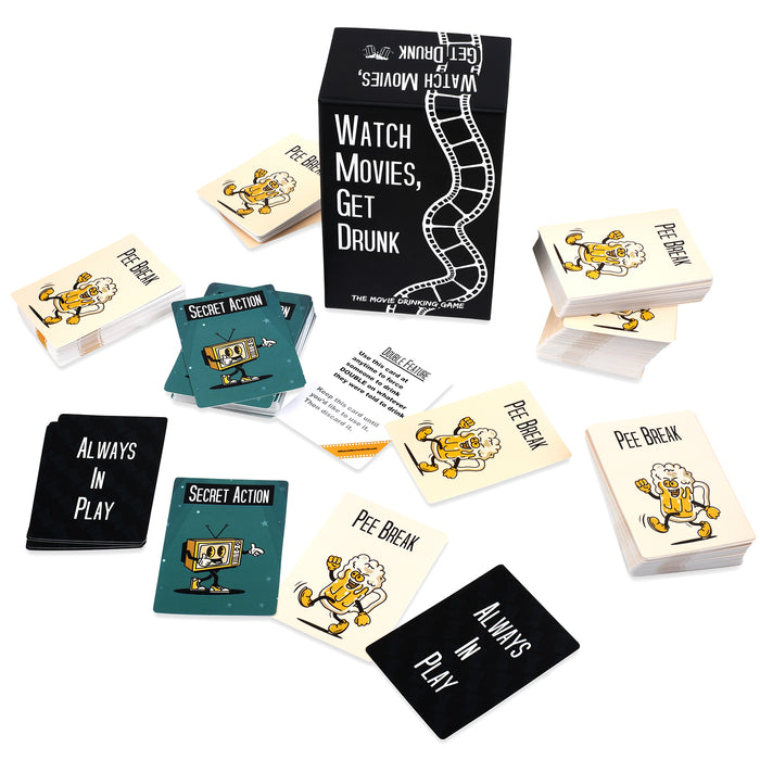 WATCH MOVIES, GET DRUNK CARD GAME