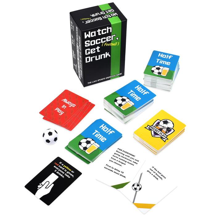 WATCH SOCCER, GET DRUNK CARD GAME