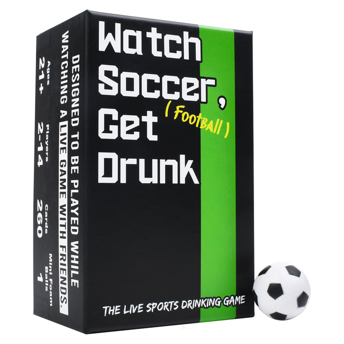 WATCH SOCCER, GET DRUNK CARD GAME