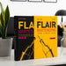 Books titled 'Flair Bartending' by Marco Canova on a surface with decorative elements.