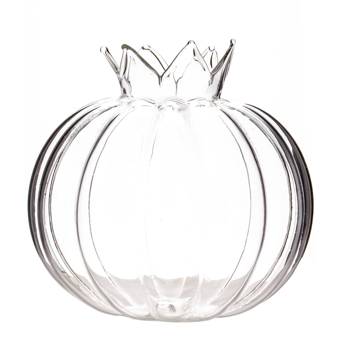 Way to Celebrate Clear Glass Pumpkin Beverage Dispenser 