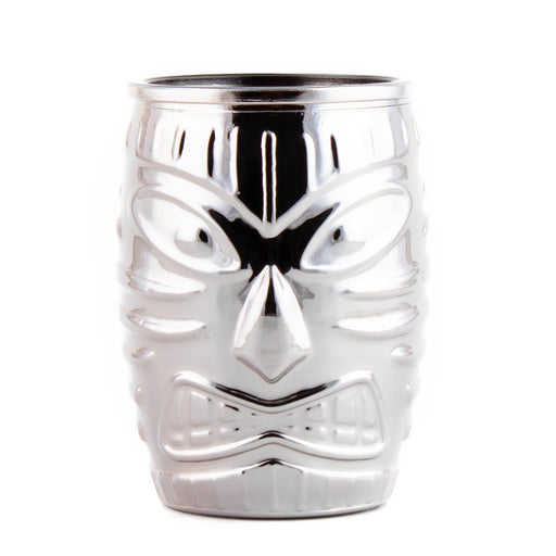 BarConic® Silver Plated Tiki Old Fashioned Tumbler