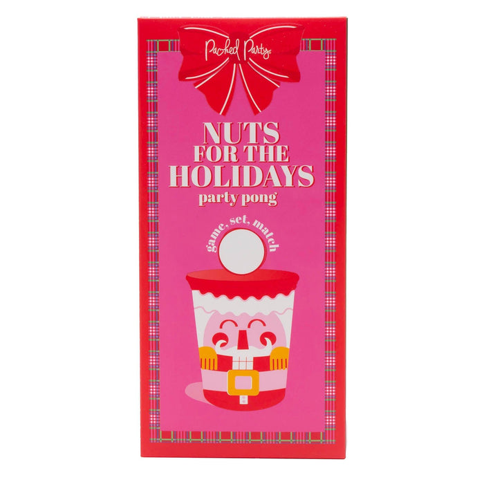 Packaged game 'Nuts for the Holidays' with a festive design on a white background