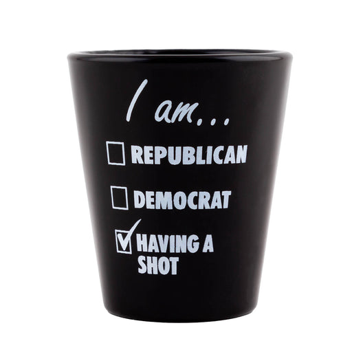 I am... Printed Black BarConic® Shot Glass