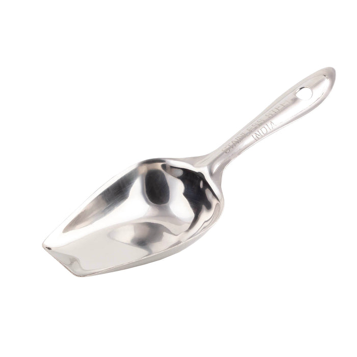 BarConic® Flat Bottom Ice Scoop - Stainless Steel - Size Options