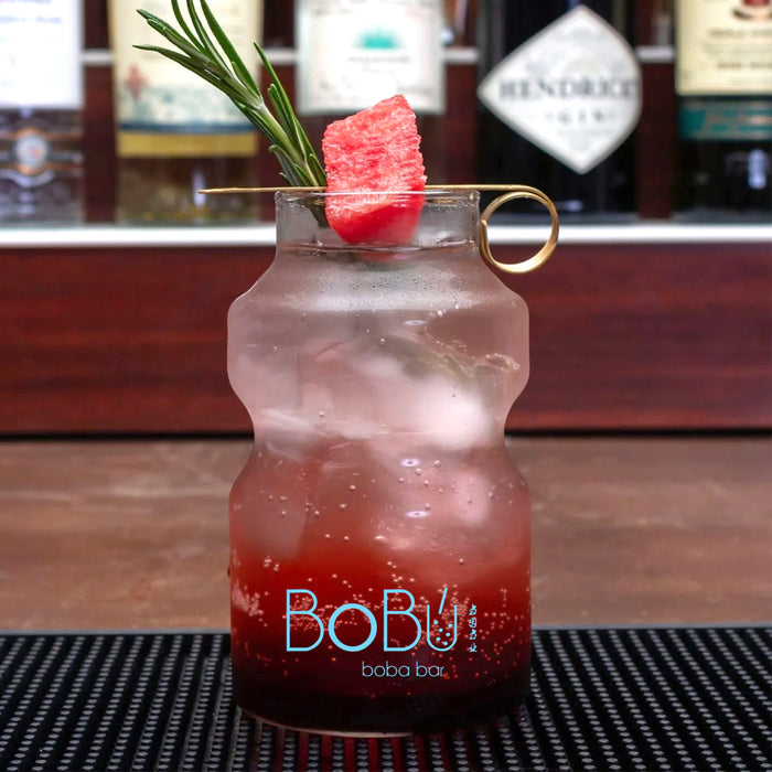 Imprinted BarConic® Boba Tea Glass - 16oz.