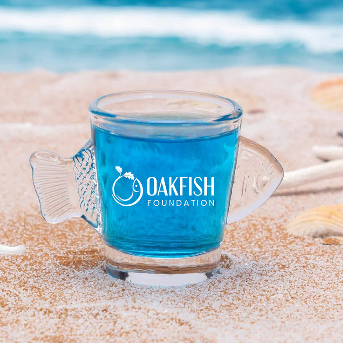 Imprinted BarConic® Fish Shot Glass - 1.5oz.