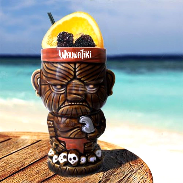 Imprinted BarConic® Head Hunter Tiki Drinkware - 13.5 ounce