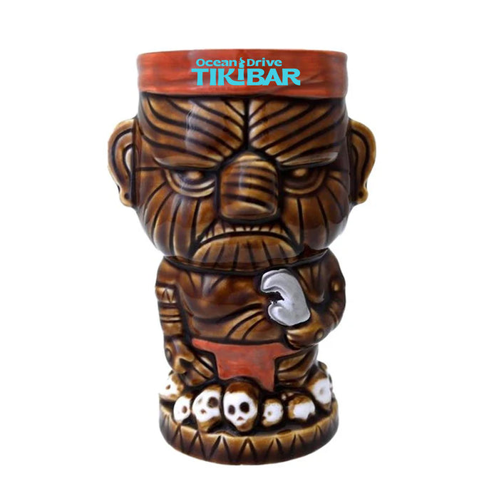 Imprinted BarConic® Head Hunter Tiki Drinkware - 13.5 ounce