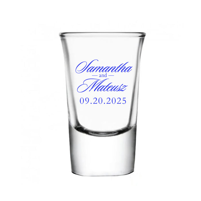 Imprinted BarConic® Flared Top Shot Glass with Thick Base - 25 ml