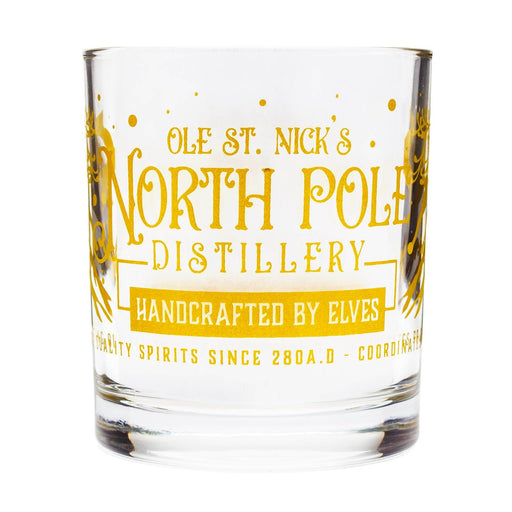 BarConic® Christmas Collection Glassware - North Pole Distillery - 10 Ounce