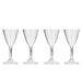 Plastic Martini Shot Glasses - 4 pack - Reusable