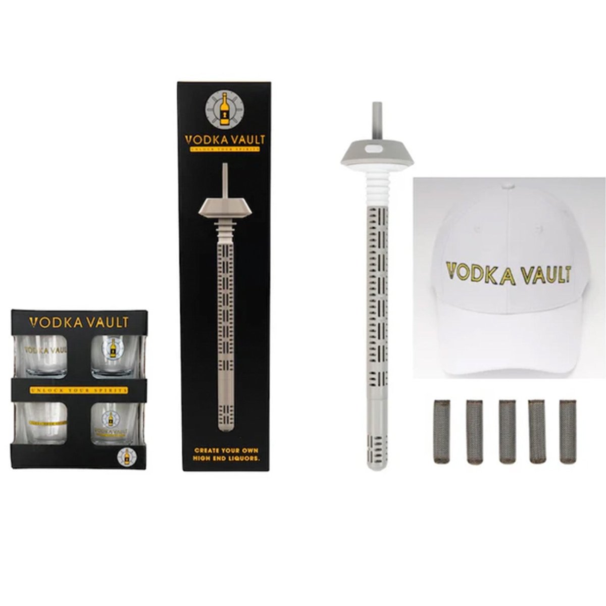 Vodka Wallet Vodka Vault Gift Set Pack - Bar Products — Bar Products
