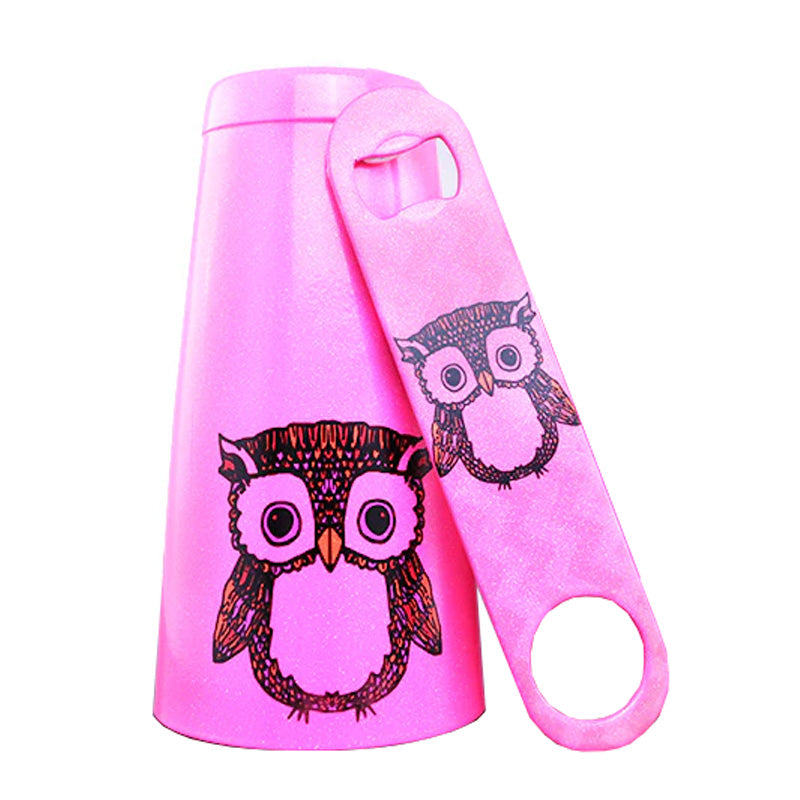 "Mr. Owl" Neon Pink Glitter Kolorcoat™ - Shaker or Speed Opener