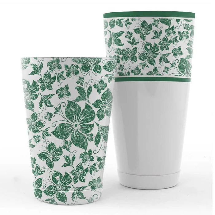 Vintage Grunge Floral Shaker Set - 28 and 18 ounce