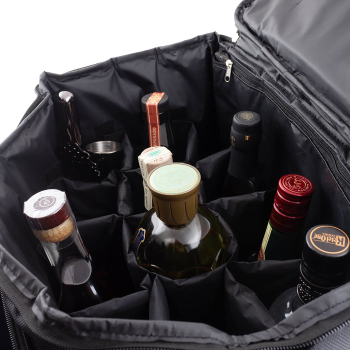 Alcohol Trolley Travel Bag - 12 Bottle