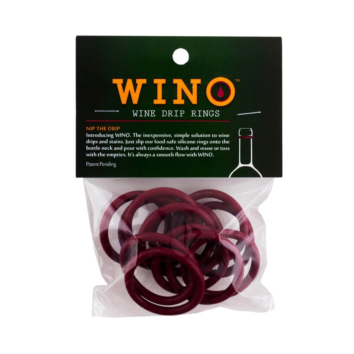 Wino Wine Drip Rings 12 pack — Bar Products
