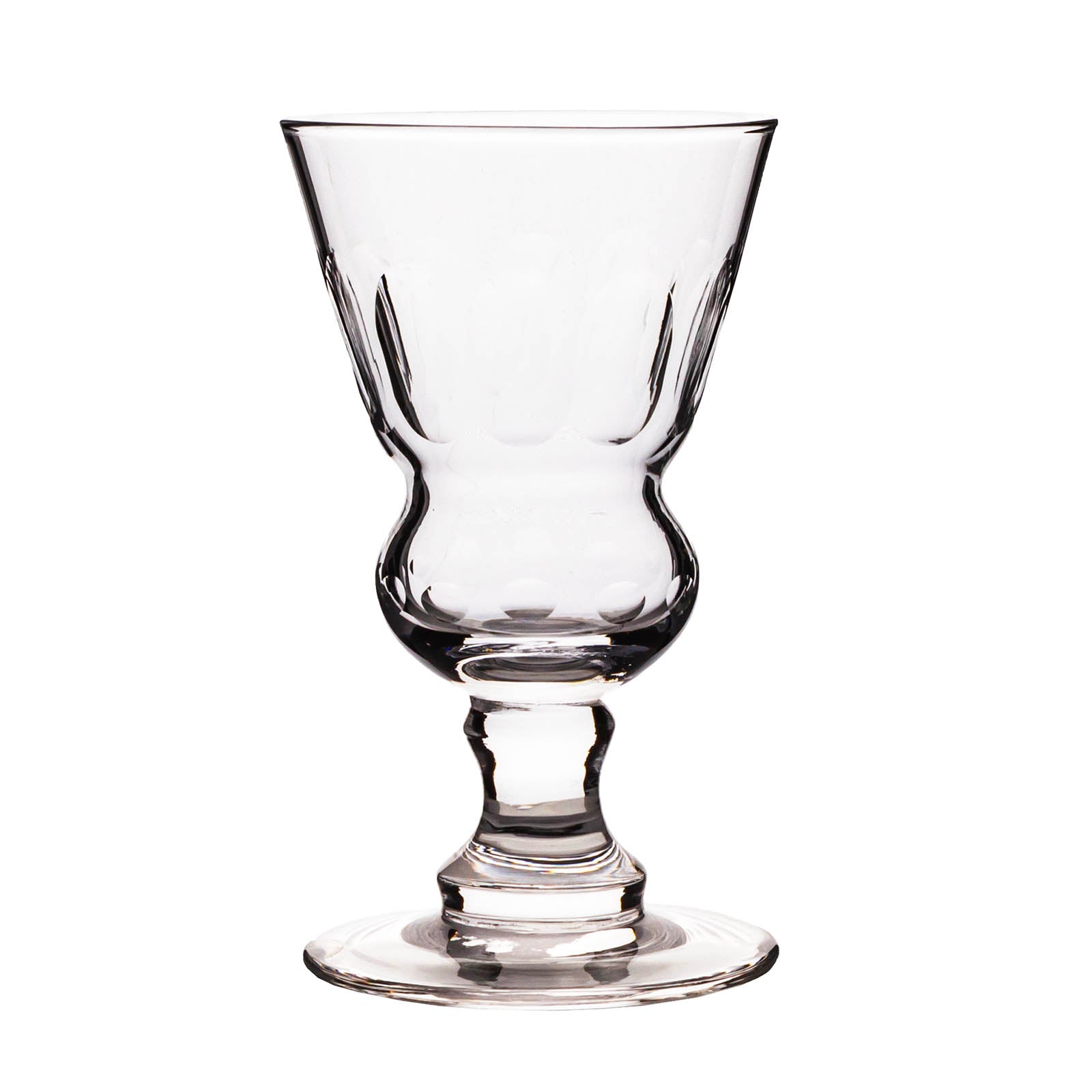 BarConic® Traditional Pontarlier Absinthe Glass w/Cuts - Bar