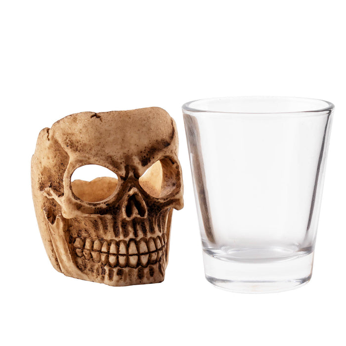 BarConic® Ceramic Skull Shot Glass - 2oz