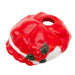 Red ceramic santa hat lid 
