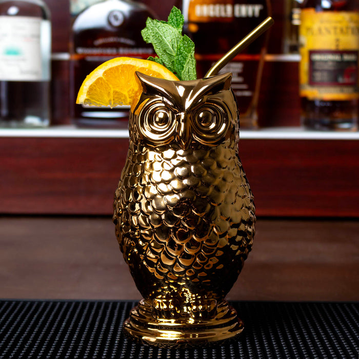 Barconic® Tiki Drinkware - Owl - 24 oz.