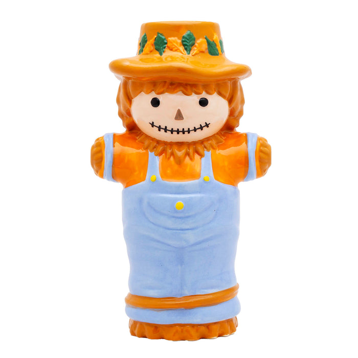 Scarecrow-shaped tiki mug 