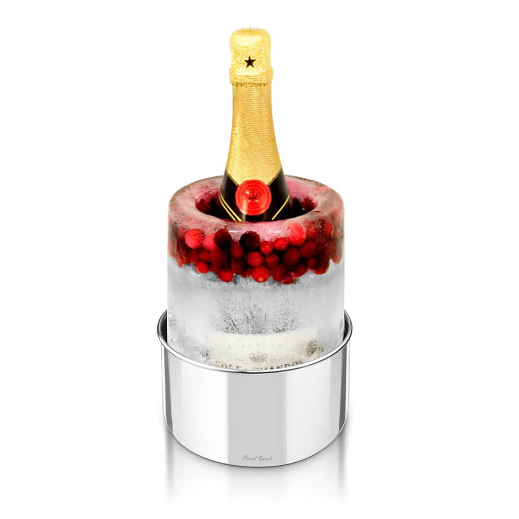 Floral Champagne Chiller Ice Mold This Champagne chiller ice bucket D