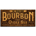 Customizable Large Vintage Wooden Bar Sign - Bar Sign - Bourbon Brown