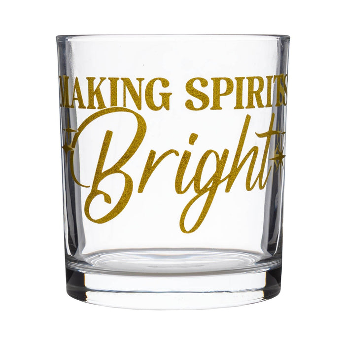 BarConic® Glassware - Making Spirits Bright - Old Fashion Glass - 10 ounce