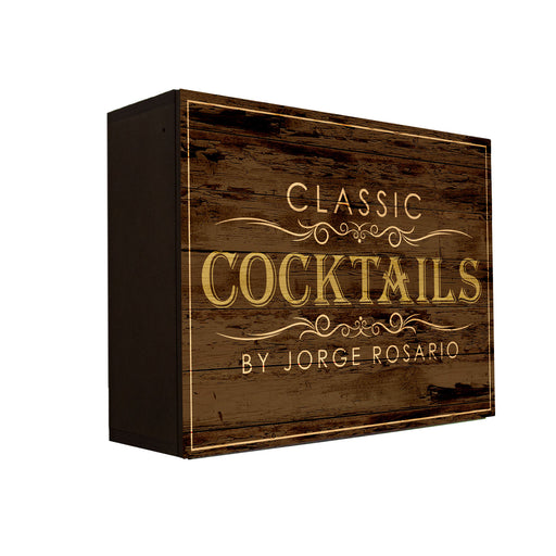 Murphy Walbar™ - 24x18 Customizable Classic Cocktails Design