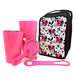 Cute Skull Bar Tote Set with Pink Bar Tools