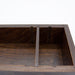 Wooden Condiment Caddy - Dark Stain Finish